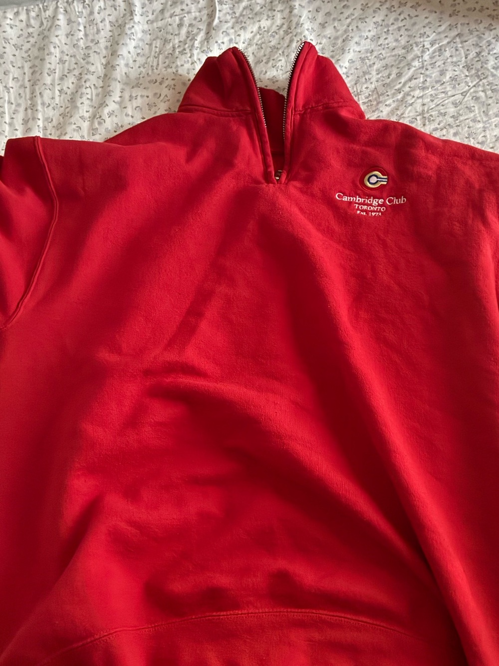 Squash Club Red Quarter-Zip